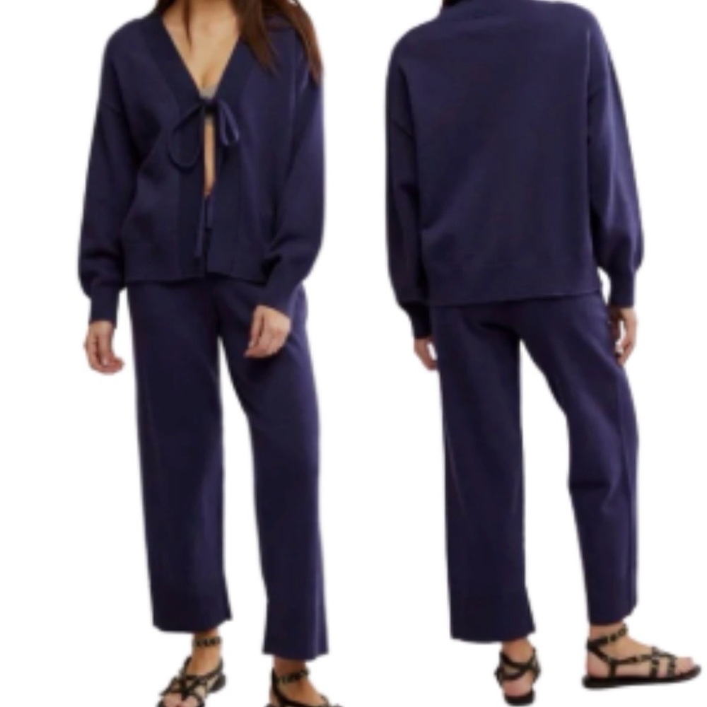 FP Movement by Free People Navy Lounge Set